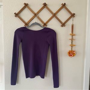 NWOT | Free People Low Back Seamless Long Sleeve